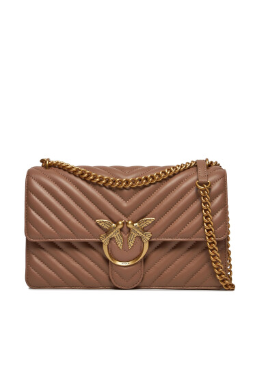 PINKO Дамска чанта Love One Classic Dc PE 24 PLTT 100941 A0GK Кафяв - Mera.bg