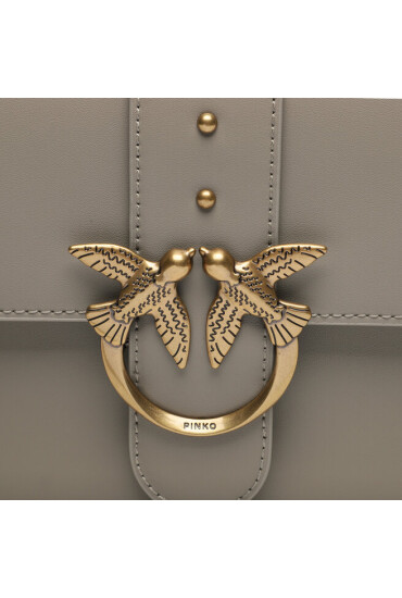 Pinko Дамска чанта Love One Classic Fl . AI 23-24 PLTT 100057 A10J Beige I68Q - Mera.bg