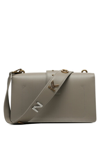 Pinko Дамска чанта Love One Classic Fl . AI 23-24 PLTT 100057 A10J Beige I68Q - Mera.bg