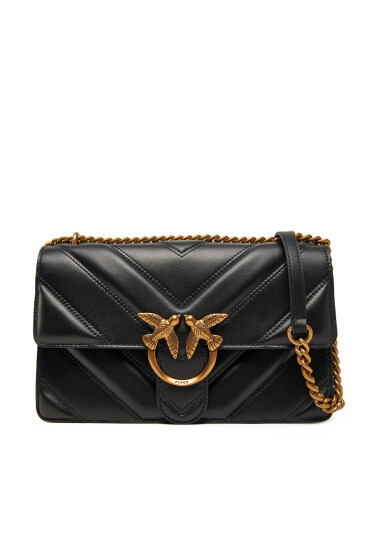 PINKO Дамска чанта Love One Classic Light Dc PE 25 PLTT 104549 A26Z Черен - Mera.bg