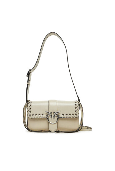 PINKO Дамска чанта Love One Classic Slouchy Fl PE 25 PLTT 104524 A28D Бежов - Mera.bg