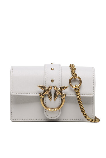 PINKO Дамска чанта Love One Micro C PE 23 PCPL 100064 A0F1 Сив - Mera.bg