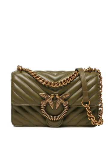 Pinko Дамска чанта Love One Mimi Dc AI 23-24 PLTT 100074 A10N Verde Abet V62Q - Mera.bg