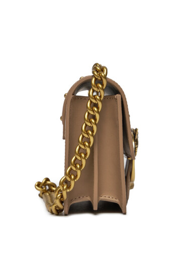 Pinko Дамска чанта Love One Mini C AI 23-24 PLTT 100058 A0F1 Кафяв - Mera.bg