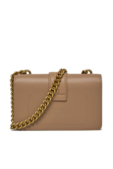 Pinko Дамска чанта Love One Mini C AI 23-24 PLTT 100058 A0F1 Кафяв - Mera.bg