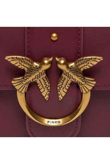 Pinko Дамска чанта Love One Mini C AI 23-24 PLTT 100058 A0F1 Ribes Intenso/Ant WW5Q - Mera.bg
