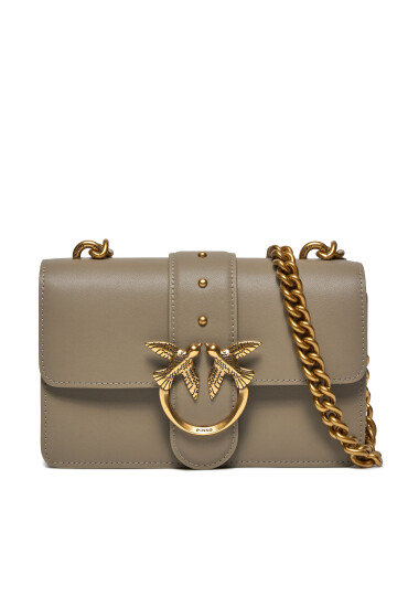 PINKO Дамска чанта Love One Mini C AI 23-24 PLTT 10058 A0F1 Сив - Mera.bg