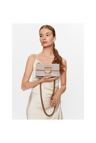 Pinko Дамска чанта Love One Mini C PE 23 PLTT 100058 A0F1 Grey I30Q - Mera.bg