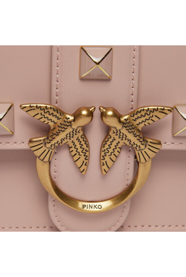 Pinko Дамска чанта Love One Mini Cl AI 23-24 PLTT 100059 A0NF Cipria O81Q - Mera.bg