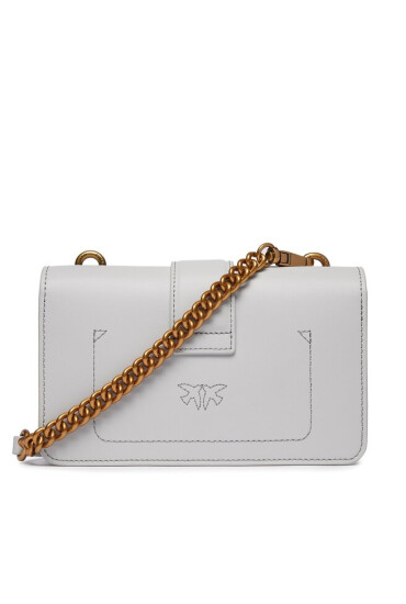 Pinko Дамска чанта Love One Mini Cl AI 23-24 PLTT 100059 A0NF Grey I30Q - Mera.bg