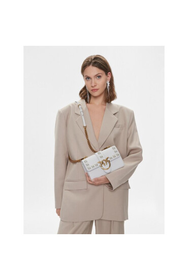 Pinko Дамска чанта Love One Mini Cl AI 23-24 PLTT 100059 A0NF Grey I30Q - Mera.bg