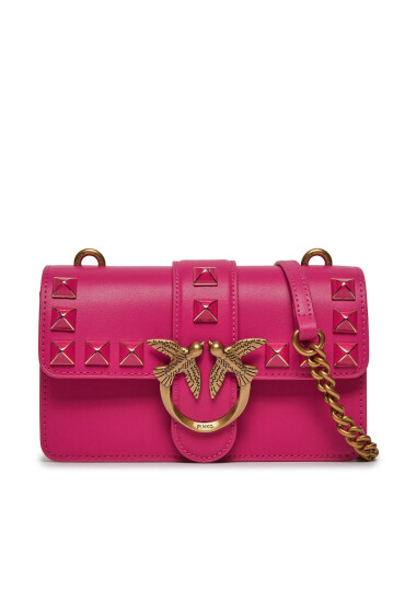 Pinko Дамска чанта Love One Mini Cl AI 23-24 PLTT 100059 A0NF Pink Pink N17Q - Mera.bg