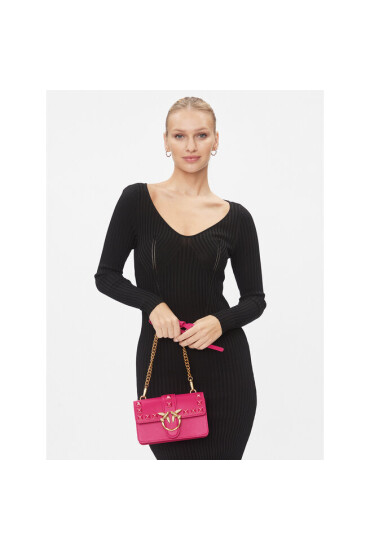 Pinko Дамска чанта Love One Mini Cl AI 23-24 PLTT 100059 A0NF Pink Pink N17Q - Mera.bg