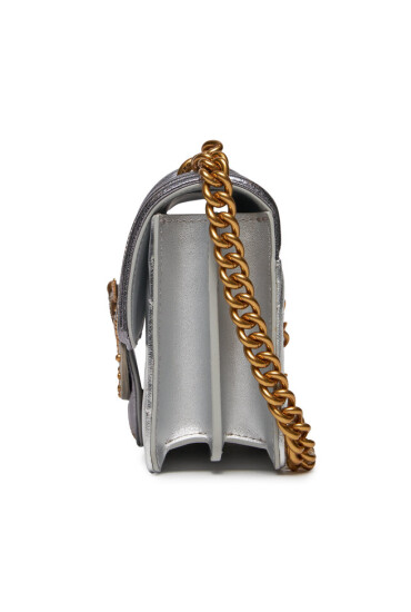 PINKO Дамска чанта Love One Mini Cl AI 23-24 PLTT 100059 A179 Сребрист - Mera.bg