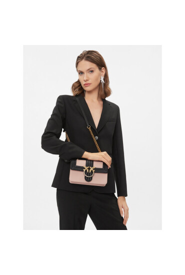 Pinko Дамска чанта Love One Mini Cl AI 23-24 PPR 100059 A177 Cipria 081Q - Mera.bg