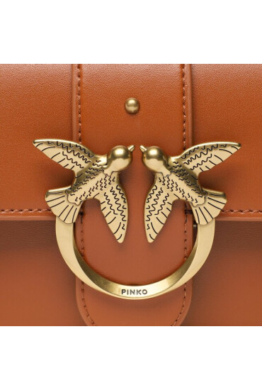Pinko Дамска чанта Love One Mini Cl PE 23 PLTT 100059 A0F1 Cuoio L58Q - Mera.bg