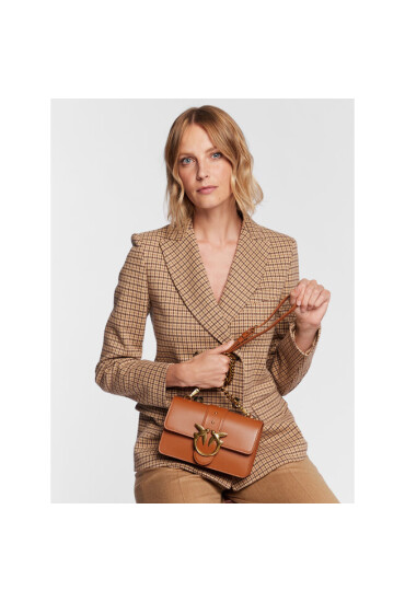 Pinko Дамска чанта Love One Mini Cl PE 23 PLTT 100059 A0F1 Cuoio L58Q - Mera.bg