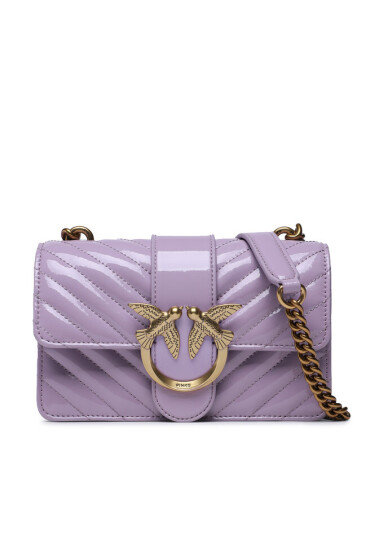 Pinko Дамска чанта Love One Mini Cl PE 23 PLTT 100059 A0F4 Lilac Y13Q - Mera.bg