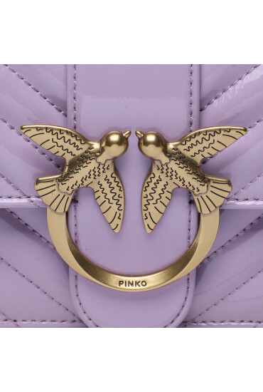 Pinko Дамска чанта Love One Mini Cl PE 23 PLTT 100059 A0F4 Lilac Y13Q - Mera.bg