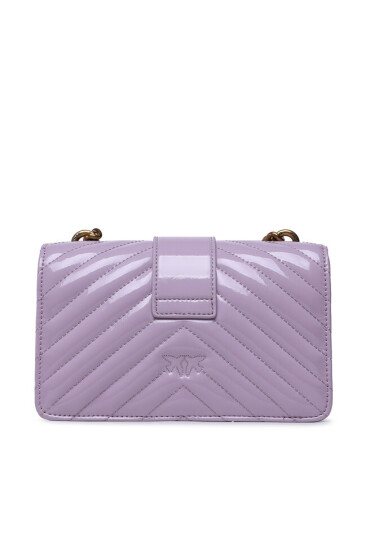 Pinko Дамска чанта Love One Mini Cl PE 23 PLTT 100059 A0F4 Lilac Y13Q - Mera.bg