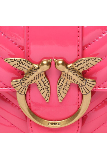 Pinko Дамска чанта Love One Mini Cl PE 23 PLTT 100059 A0F4 Pink N17Q - Mera.bg
