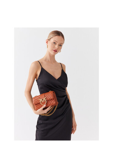 Pinko Дамска чанта Love One Mini Cl PE 23 PLTT 100059 A0GK Cuoio L58Q - Mera.bg