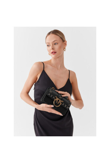 Pinko Дамска чанта Love One Mini Cl PE 23 PLTT 100059 A0NF Black Z99Q - Mera.bg