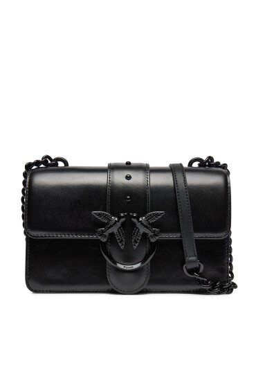 Pinko Дамска чанта Love One Mini Cl PE 24 PLTT 100059 A124 Черен - Mera.bg