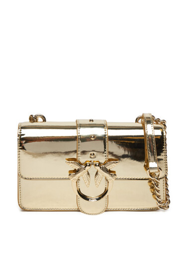 PINKO Дамска чанта Love One Mini Cl PE 24 PLTT 100059 A1JD Златист - Mera.bg
