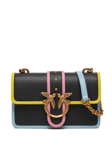 Pinko Дамска чанта Love One Mini Cl PE 24 PLTT 100059 A1K1 Черен - Mera.bg
