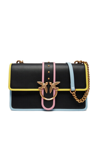 Pinko Дамска чанта Love One Mini Classic Cl PE 24 PLTT 100053 A1K1 Черен - Mera.bg