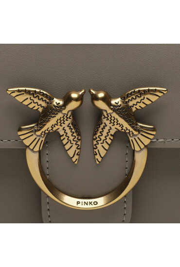 PINKO Дамска чанта Love One Mini Dc AI 23-24 PCPL 100074 A0F1 Сив - Mera.bg