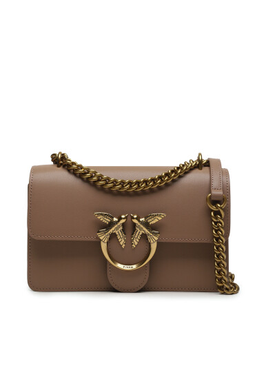 PINKO Дамска чанта Love One Mini Dc AI 23-24 PCPL 100074 A0F1 Бежов - Mera.bg
