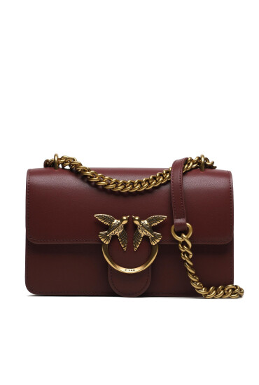 Pinko Дамска чанта Love One Mini Dc. AI 23-24 PLTT 100074 A0F1 Бордо - Mera.bg