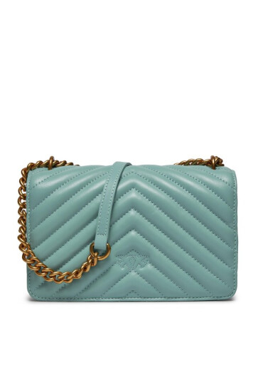 Pinko Дамска чанта Love One Mini DC AI 23-24 PLTT 100074 A0GK Light Blue E52Q - Mera.bg