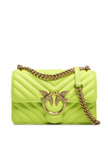 Pinko Дамска чанта Love One Mini Dc AI 23-24 PLTT 100074 A0GK Yellow S69Q - Mera.bg