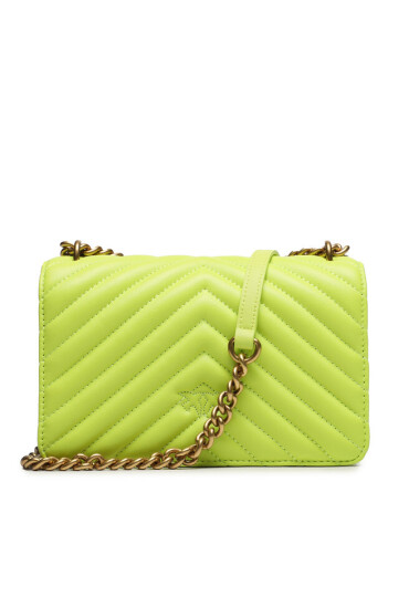 Pinko Дамска чанта Love One Mini Dc AI 23-24 PLTT 100074 A0GK Yellow S69Q - Mera.bg