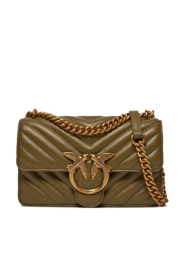 Pinko Дамска чанта Love One Mini Dc AI 23-24 PLTT 100074 A0GK Зелен - Mera.bg