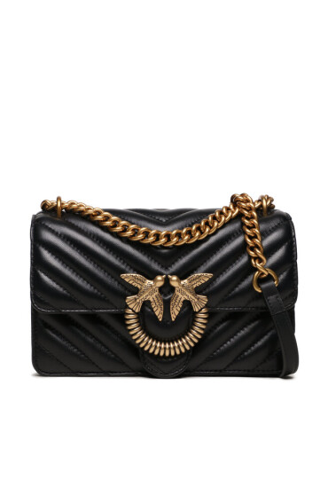 Pinko Дамска чанта Love One Mini Dc AI 23-24 PLTT 100074 A10N Nero - Mera.bg