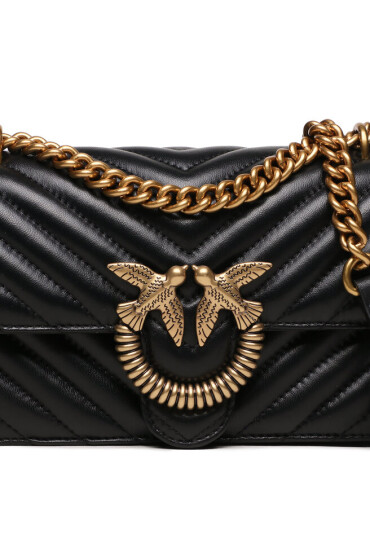 Pinko Дамска чанта Love One Mini Dc AI 23-24 PLTT 100074 A10N Nero - Mera.bg