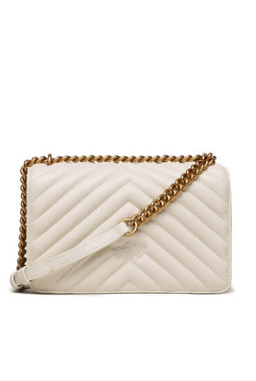 Pinko Дамска чанта Love One Mini Dc AI 23-24 PLTT 100074 A10N White Z14Q - Mera.bg