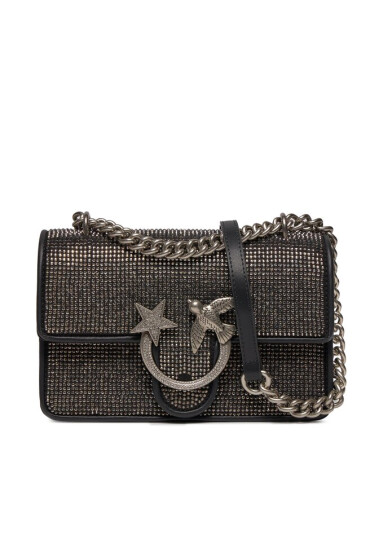 Pinko Дамска чанта Love One Mini Dc AI 23-24 PLTT 100074 A17Z Black Z99O - Mera.bg