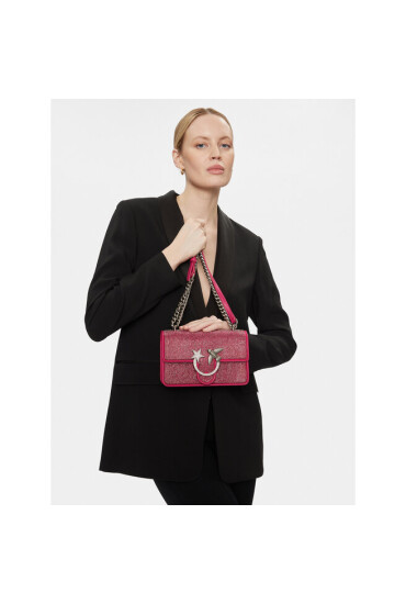 Pinko Дамска чанта Love One Mini Dc AI 23-24 PLTT 100074 A17Z Розов - Mera.bg