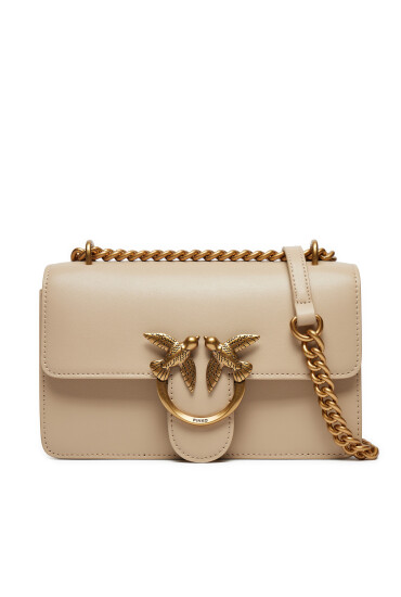 PINKO Дамска чанта Love One Mini Dc AI 24-25 PLTT 100074 A0F1 Бежов - Mera.bg