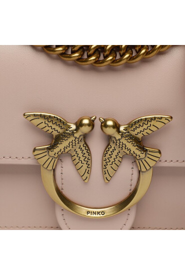 PINKO Дамска чанта Love One Mini Dc PE 23 PLTT 100074 A0F1 Розов - Mera.bg