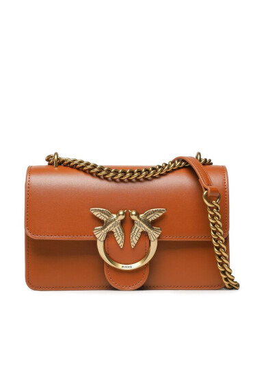 Pinko Дамска чанта Love One Mini Dc PE 23 PLTT 100074 A0F1 Cuoio L58Q - Mera.bg
