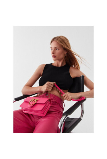 Pinko Дамска чанта Love One Mini Dc PE 23 PLTT 100074 A0F1 Pink N17Q - Mera.bg