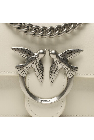 PINKO Дамска чанта Love One Mini Dc . PE 23 PLTT 100074 A0F1 Екрю - Mera.bg