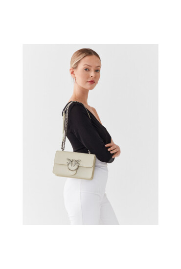 PINKO Дамска чанта Love One Mini Dc . PE 23 PLTT 100074 A0F1 Екрю - Mera.bg