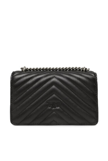 PINKO Дамска чанта Love One Mini Dc PE 23 PLTT 100074 A0GK Черен - Mera.bg
